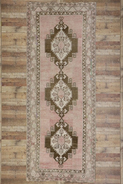 5 x 12 Vintage Turkish Oushak Rug 53618