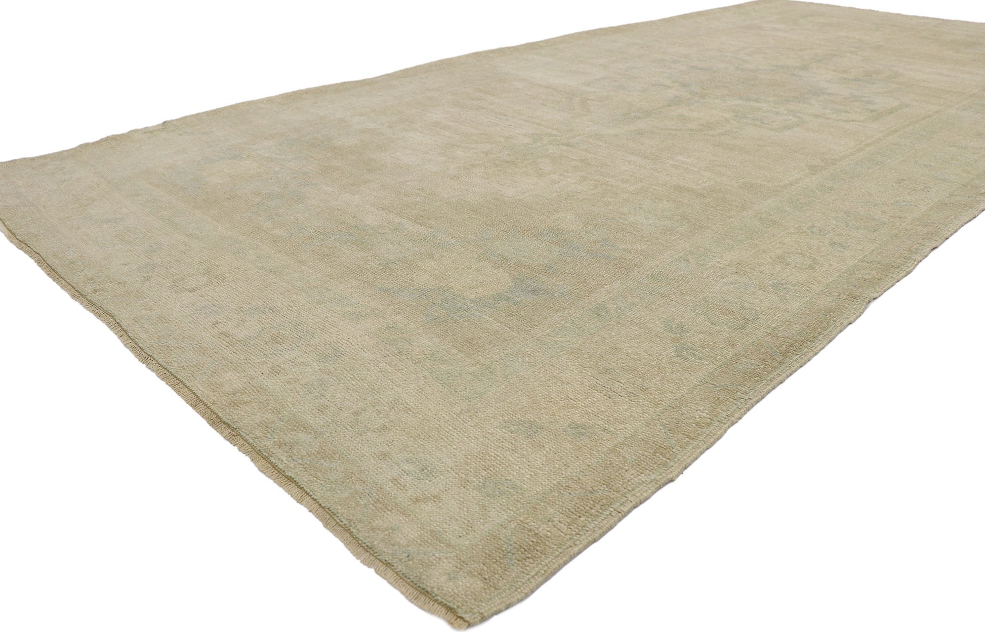 6 x 12 Vintage Turkish Oushak Rug 53620