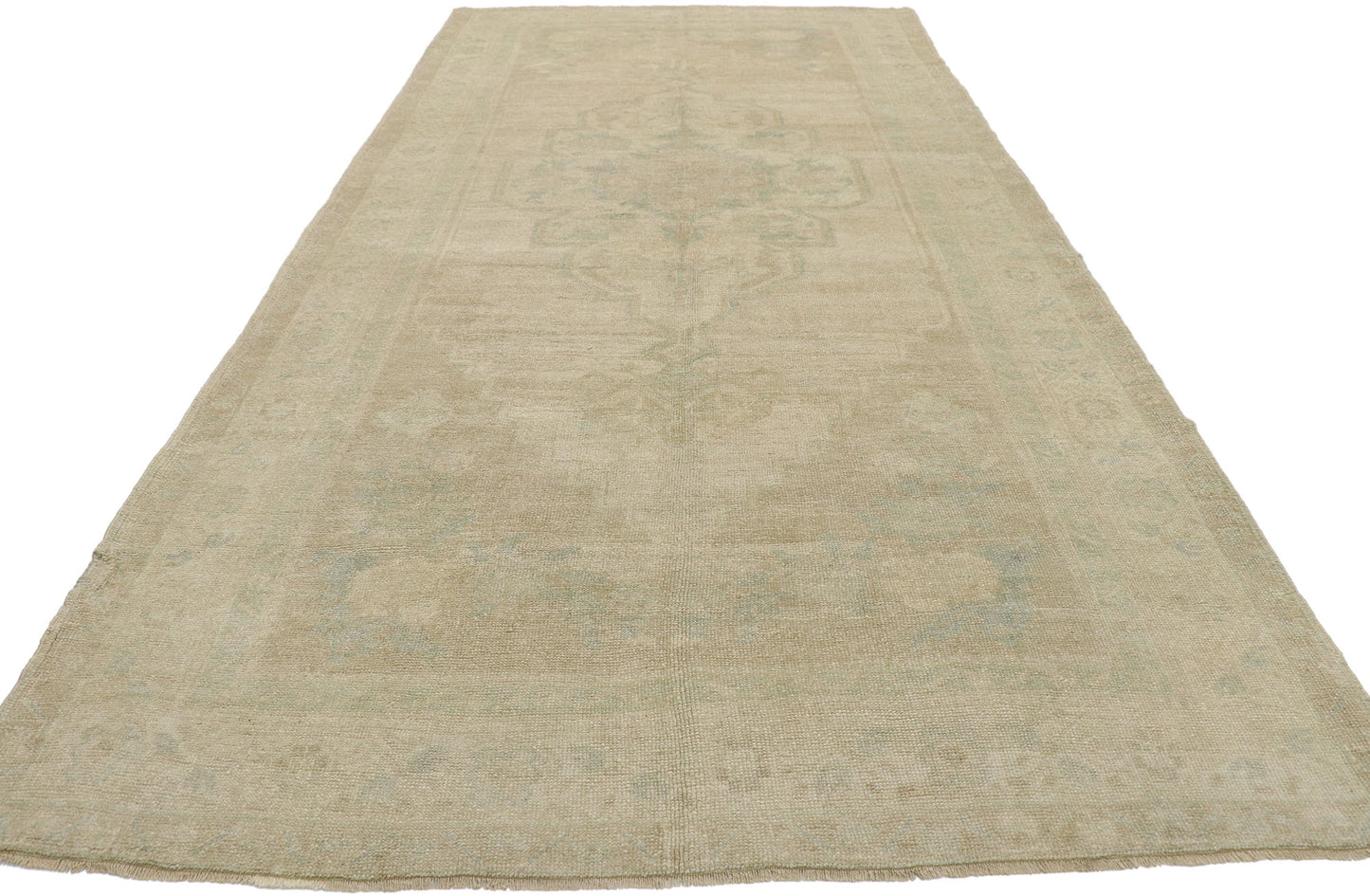 6 x 12 Vintage Turkish Oushak Rug 53620