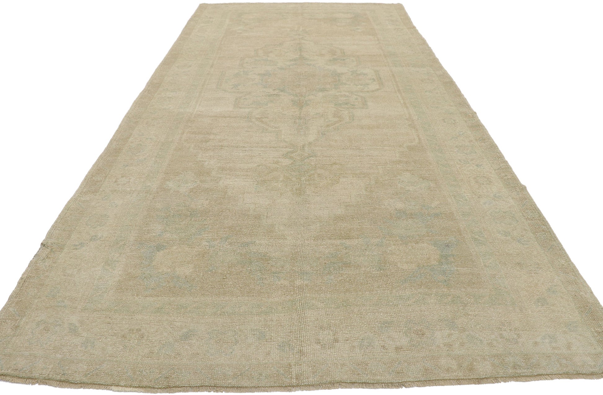 6 x 12 Vintage Turkish Oushak Rug 53620