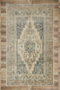 7 x 11 Vintage Turkish Oushak Rug 53621