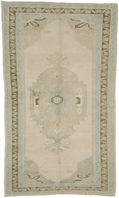 4 x 7 Vintage Turkish Oushak Rug 53622
