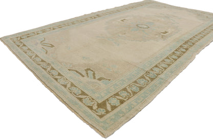 4 x 7 Vintage Turkish Oushak Rug 53622