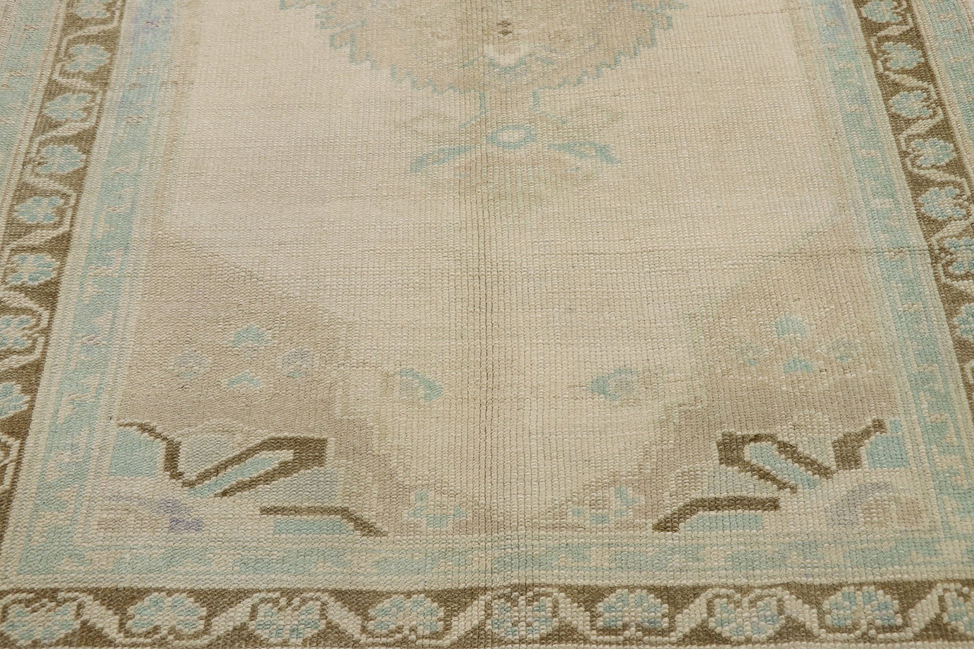 4 x 7 Vintage Turkish Oushak Rug 53622