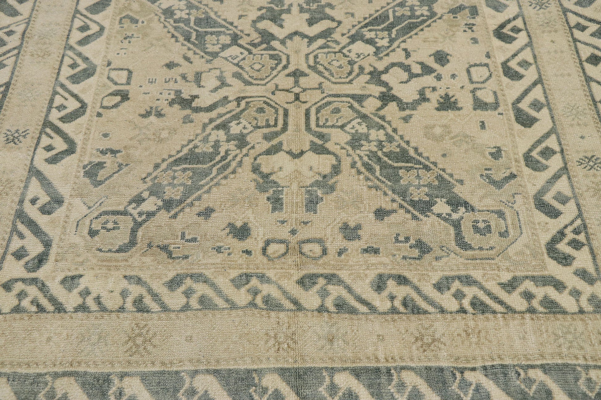 5 x 8 Vintage Turkish Oushak Rug 53625