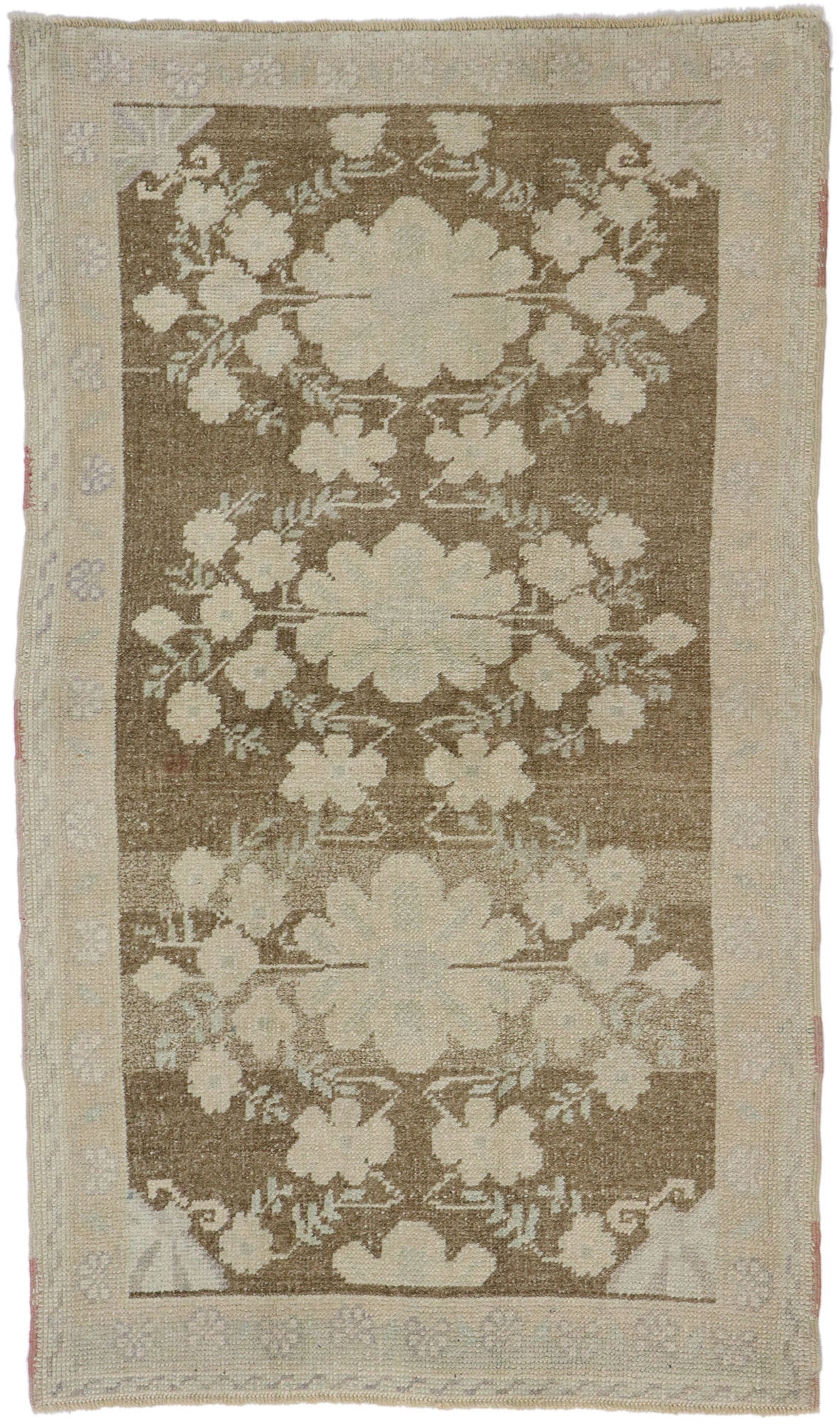 3 x 5 Vintage Turkish Oushak Rug 53627