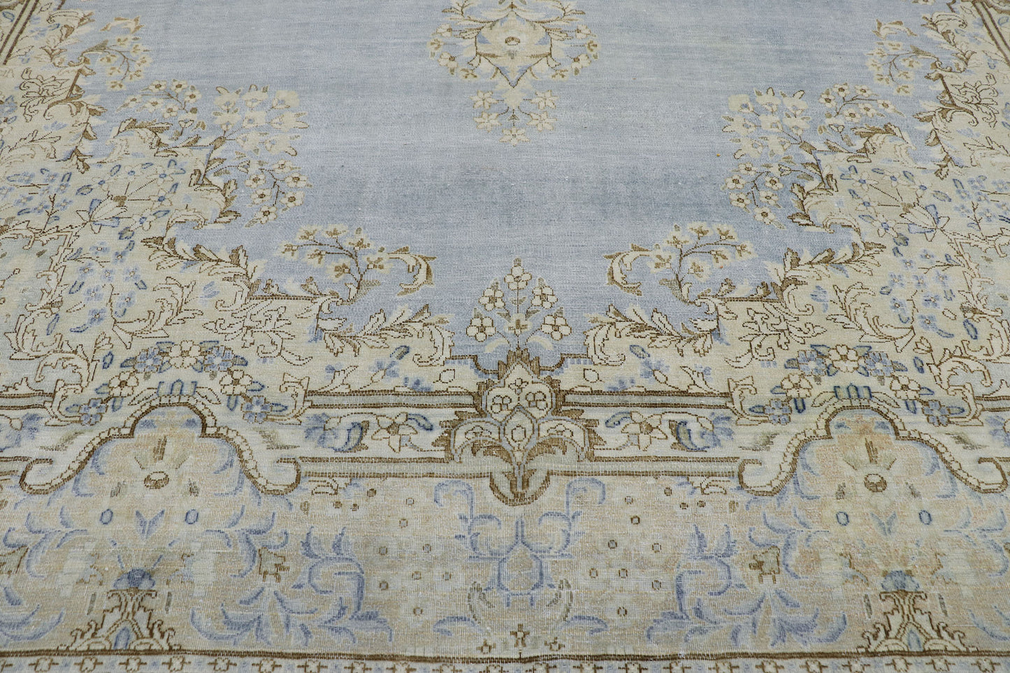 9 x 12 Antique Persian Kerman Rug 53630