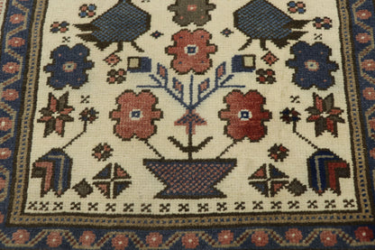 2 x 2 Vintage Turkish Oushak Rug 53642