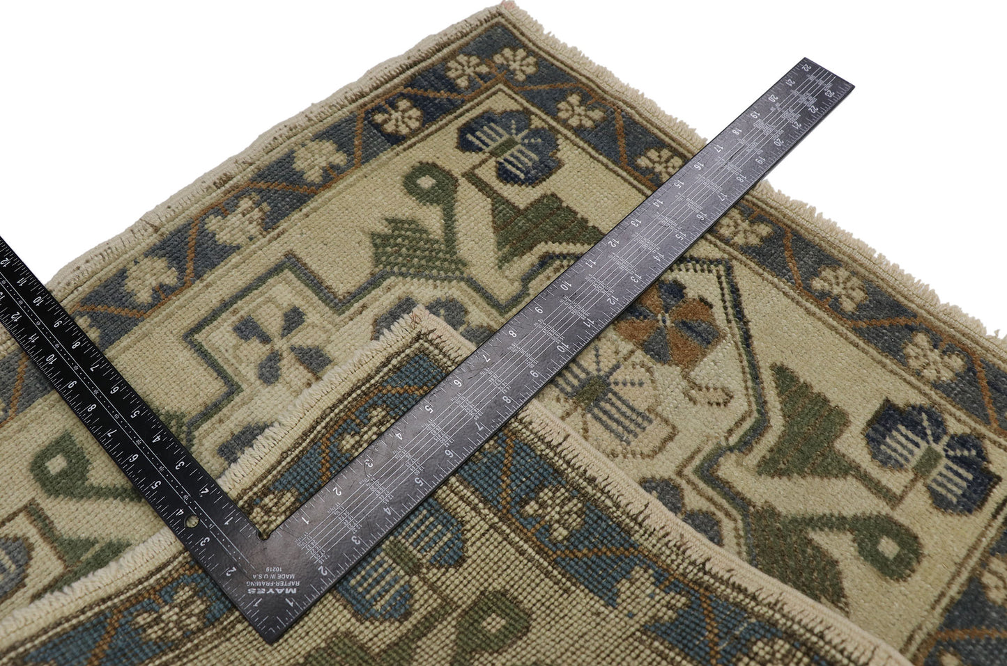 2 x 2 Vintage Turkish Yastik Rug 53643