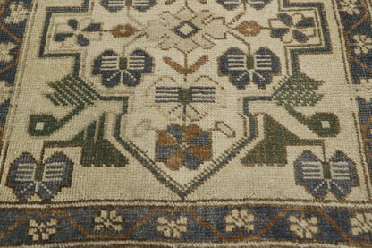 2 x 2 Vintage Turkish Oushak Rug 53645