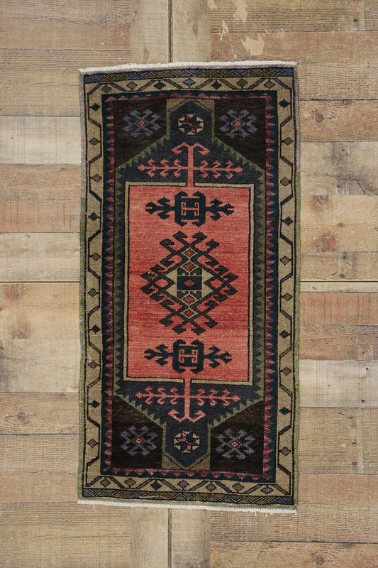 2 x 4 Vintage Turkish Oushak Rug 53648