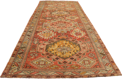5 x 10 Vintage Turkish Oushak Rug 53655