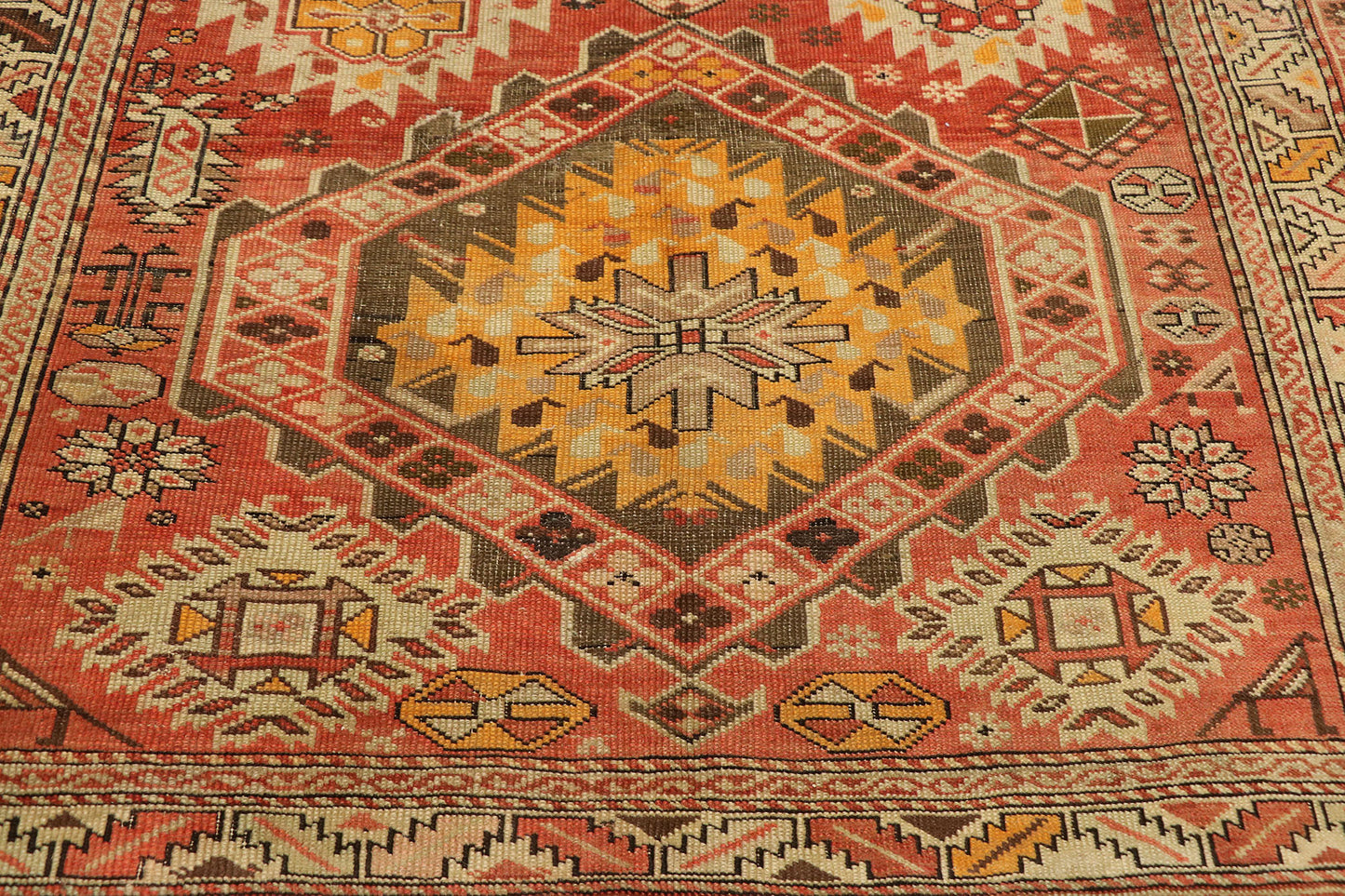 5 x 10 Vintage Turkish Oushak Rug 53655