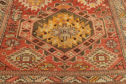 5 x 10 Vintage Turkish Oushak Rug 53655