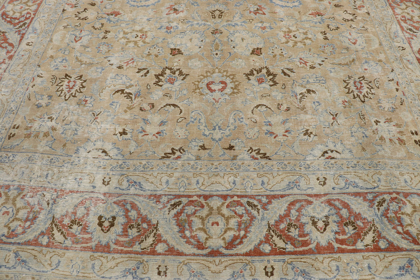 8 x 11 Distressed Antique Persian Mood Rug 53656