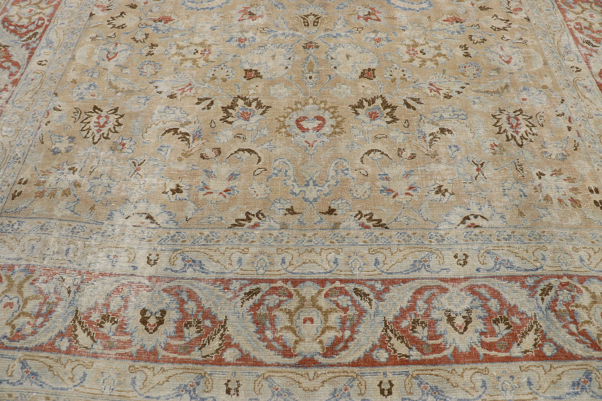 8 x 11 Distressed Antique Persian Mood Rug 53656