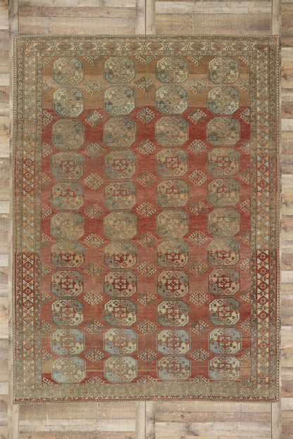 9 x 12 Vintage Turkish Oushak Rug 53658