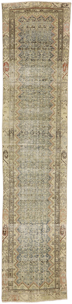3 x 13 Antique-Worn Persian Malayer Rug 53660