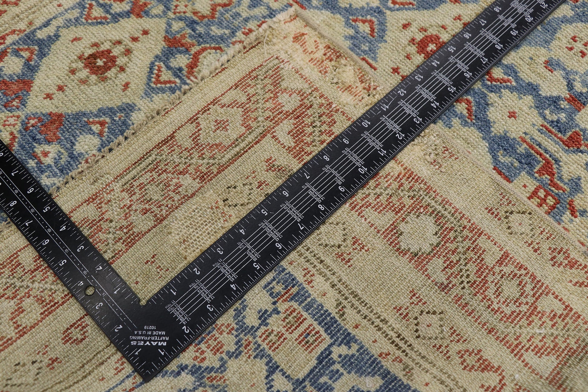 3 x 19 Distressed Antique Persian Malayer Runner 53661