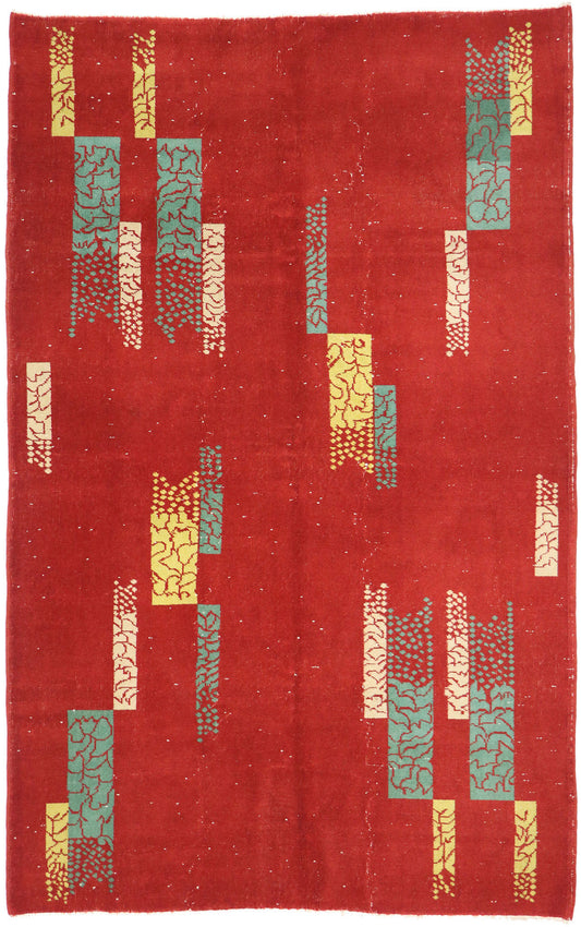 5 x 8 Zeki Muren Vintage Turkish Sivas Rug 53666