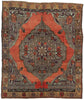 9 x 10 Vintage Turkish Oushak Rug 53668