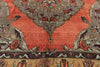 9 x 10 Vintage Turkish Oushak Rug 53668