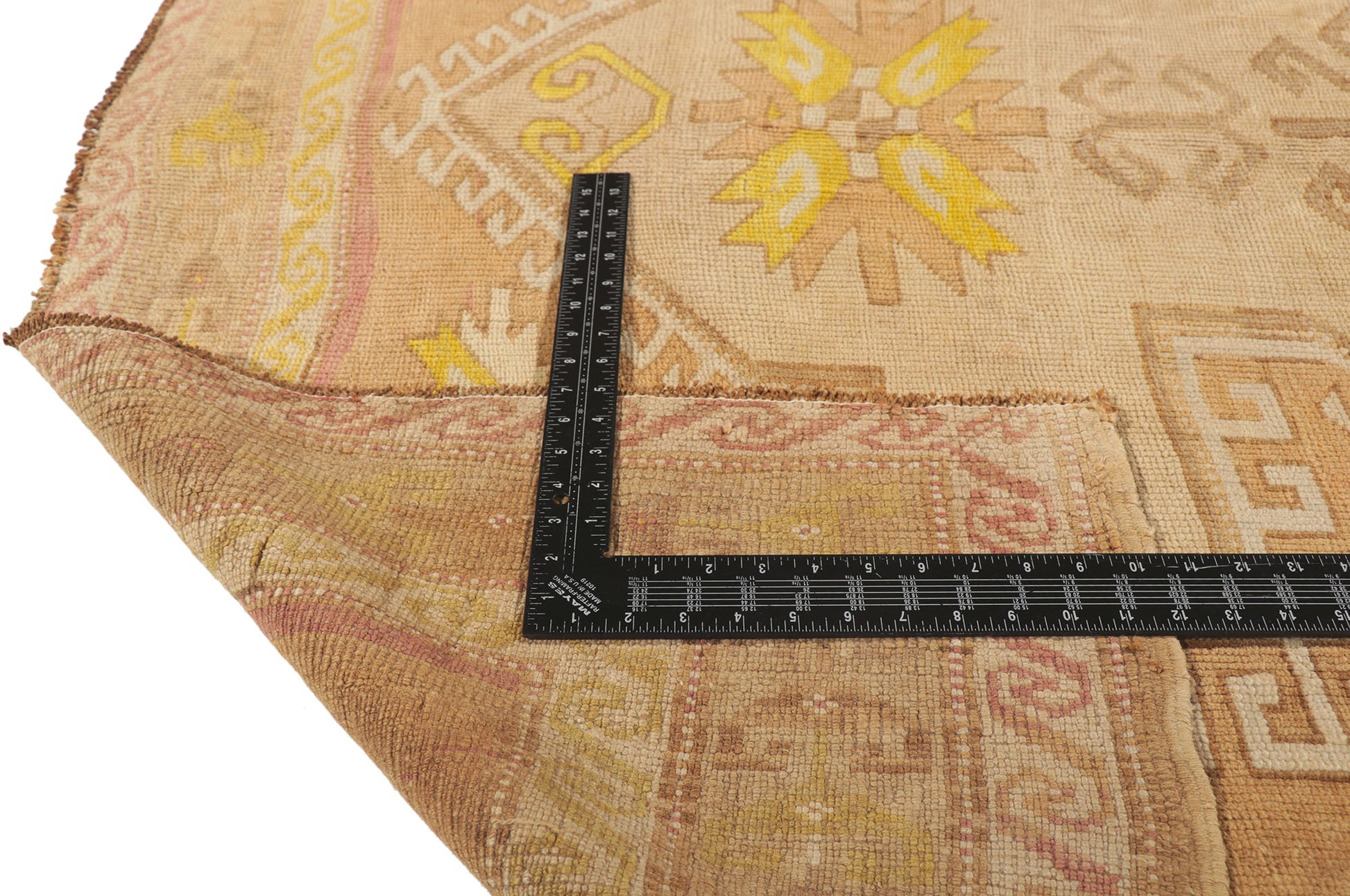 6 x 8 Vintage Turkish Oushak Rug 53673