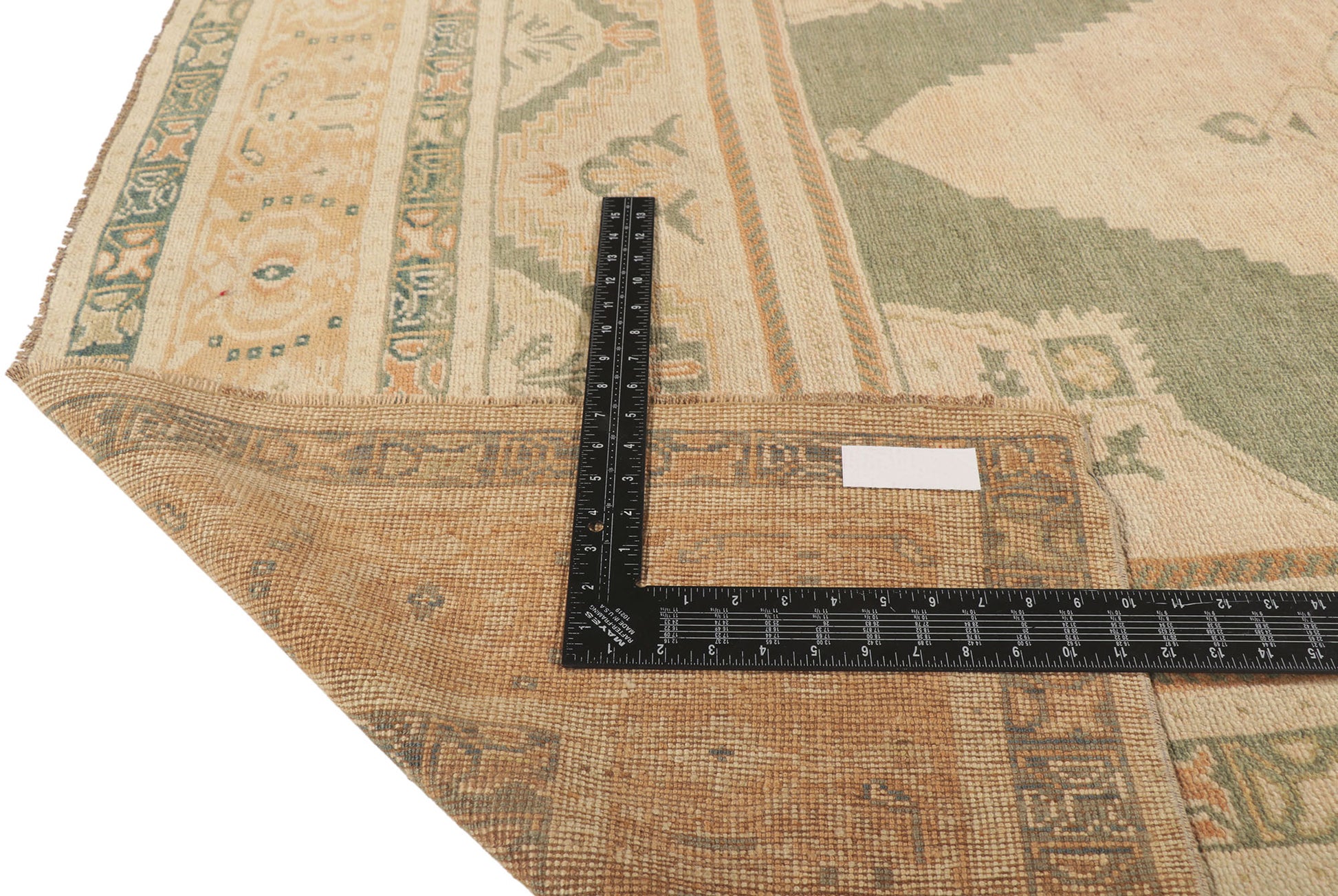 6 x 9 Vintage Turkish Oushak Rug 53678