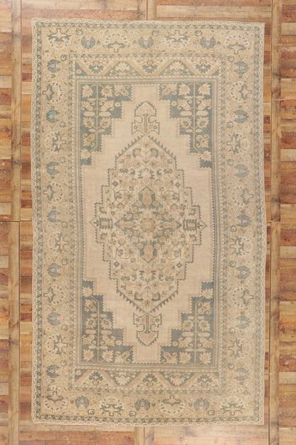 7 x 13 Vintage Turkish Oushak Rug 53691