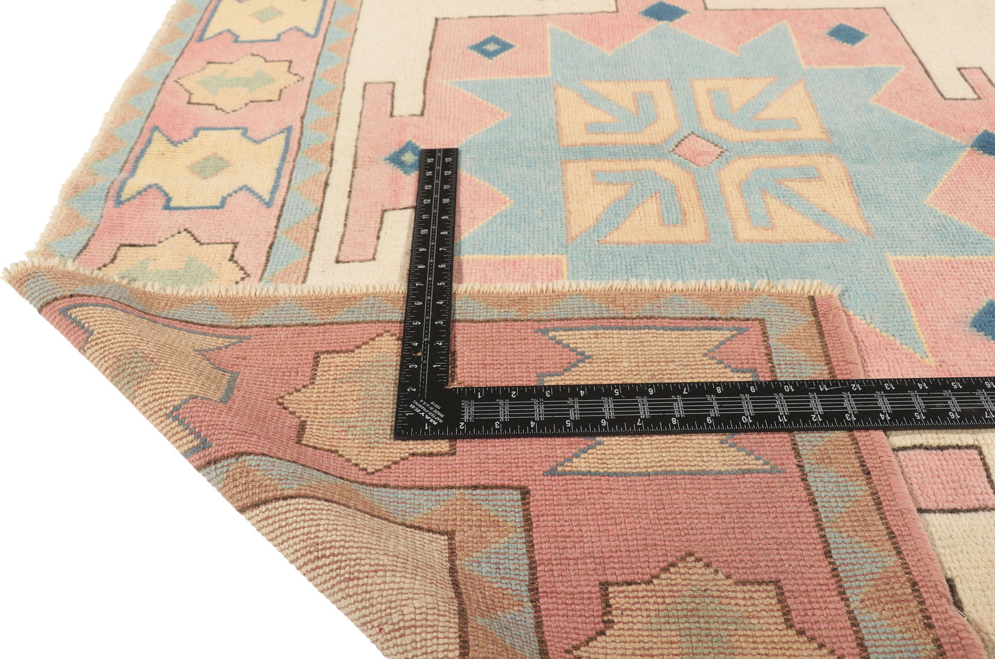 6 x 9 Vintage Turkish Kars Rug 53693