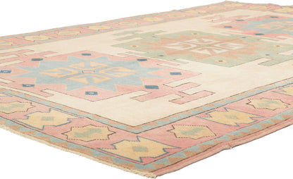 6 x 9 Vintage Turkish Kars Rug 53693