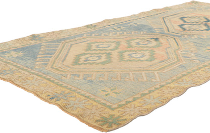 4 x 8 Vintage Turkish Oushak Rug 53703