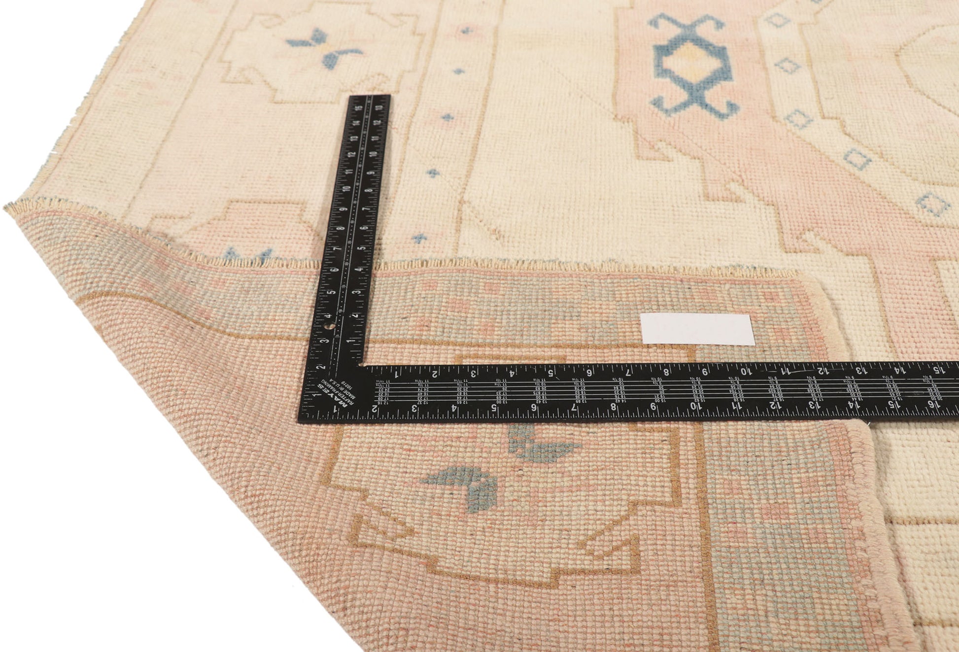 6 x 8 Vintage Turkish Oushak Kars Rug 53713