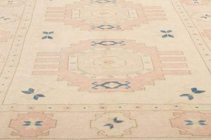 6 x 8 Vintage Turkish Oushak Kars Rug 53713