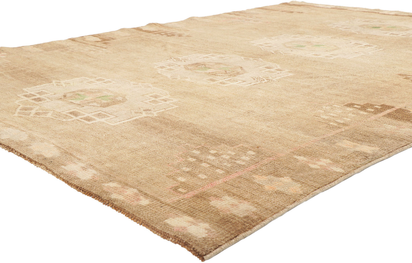 7 x 9 Vintage Turkish Kars Rug 53716