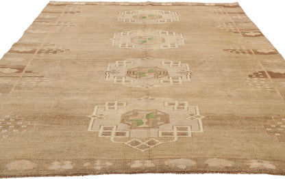 7 x 9 Vintage Turkish Kars Rug 53716