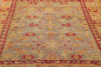 5 x 6 Vintage Turkish Oushak Rug 53722