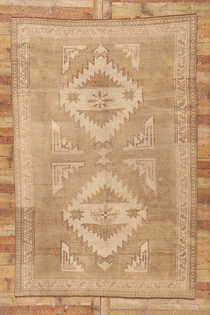6 x 9 Vintage Turkish Oushak Rug 53725