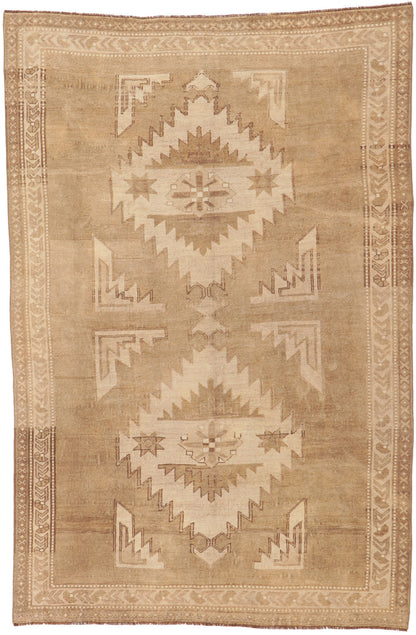 6 x 9 Vintage Turkish Oushak Rug 53725