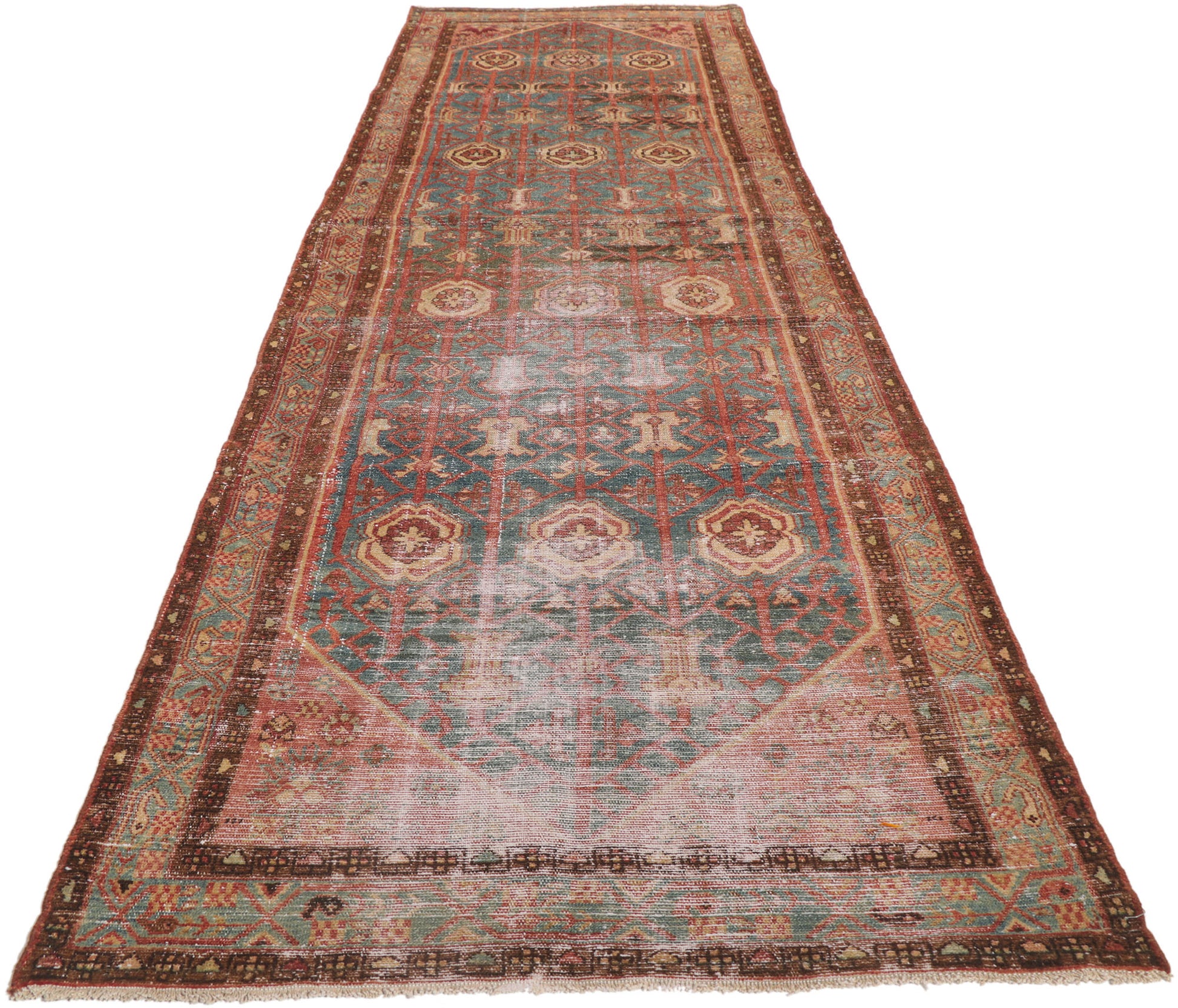 3 x 13 Antique Persian Malayer Runner 53730