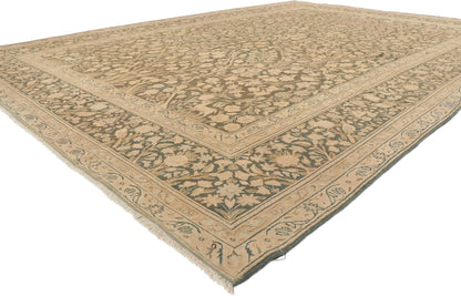 9 x 13 Vintage Persian Tabriz Rug 53731