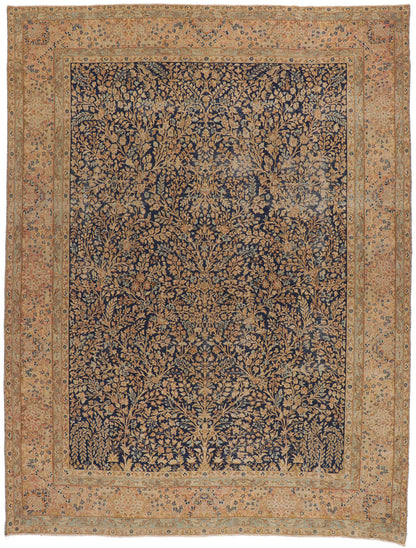 9 x 11 Antique Persian Kerman Rug 53732