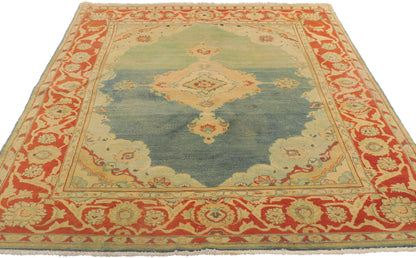 4 x 6 Vintage Persian Tabriz Rug 53733