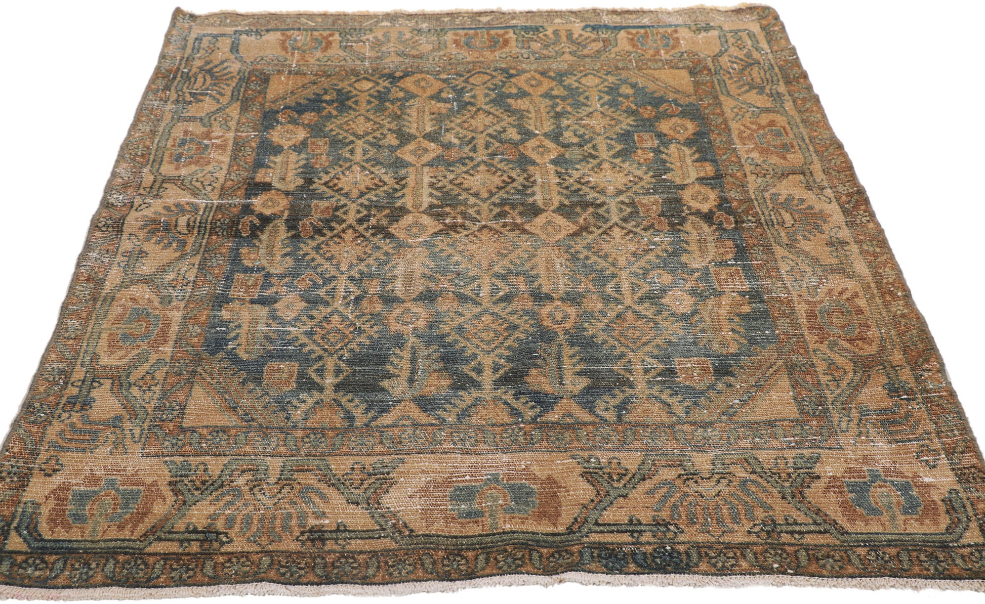 4 x 6 Antique Persian Malayer Rug 53742