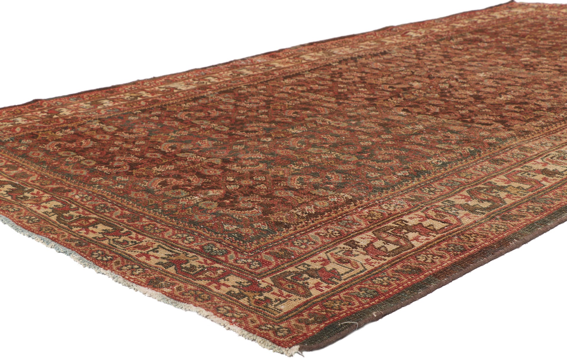 5 x 10 Antique Persian Mahal Rug 53755