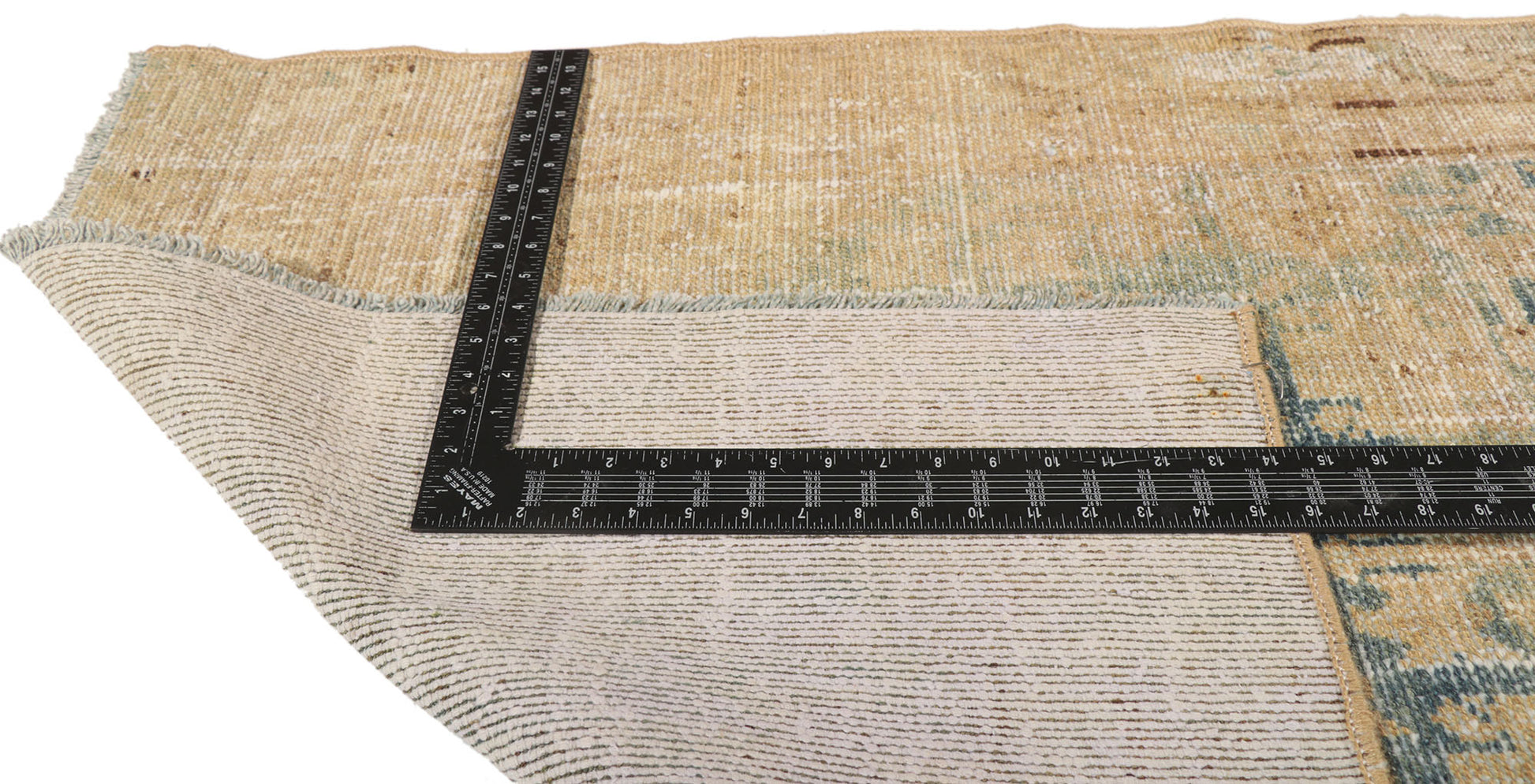 3 x 12 Distressed Antique Persian Malayer Runner 53756