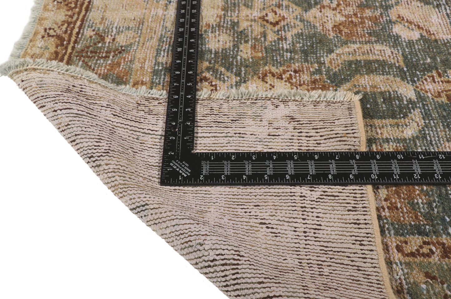 3 x 5 Distressed Antique Persian Malayer Rug 53762