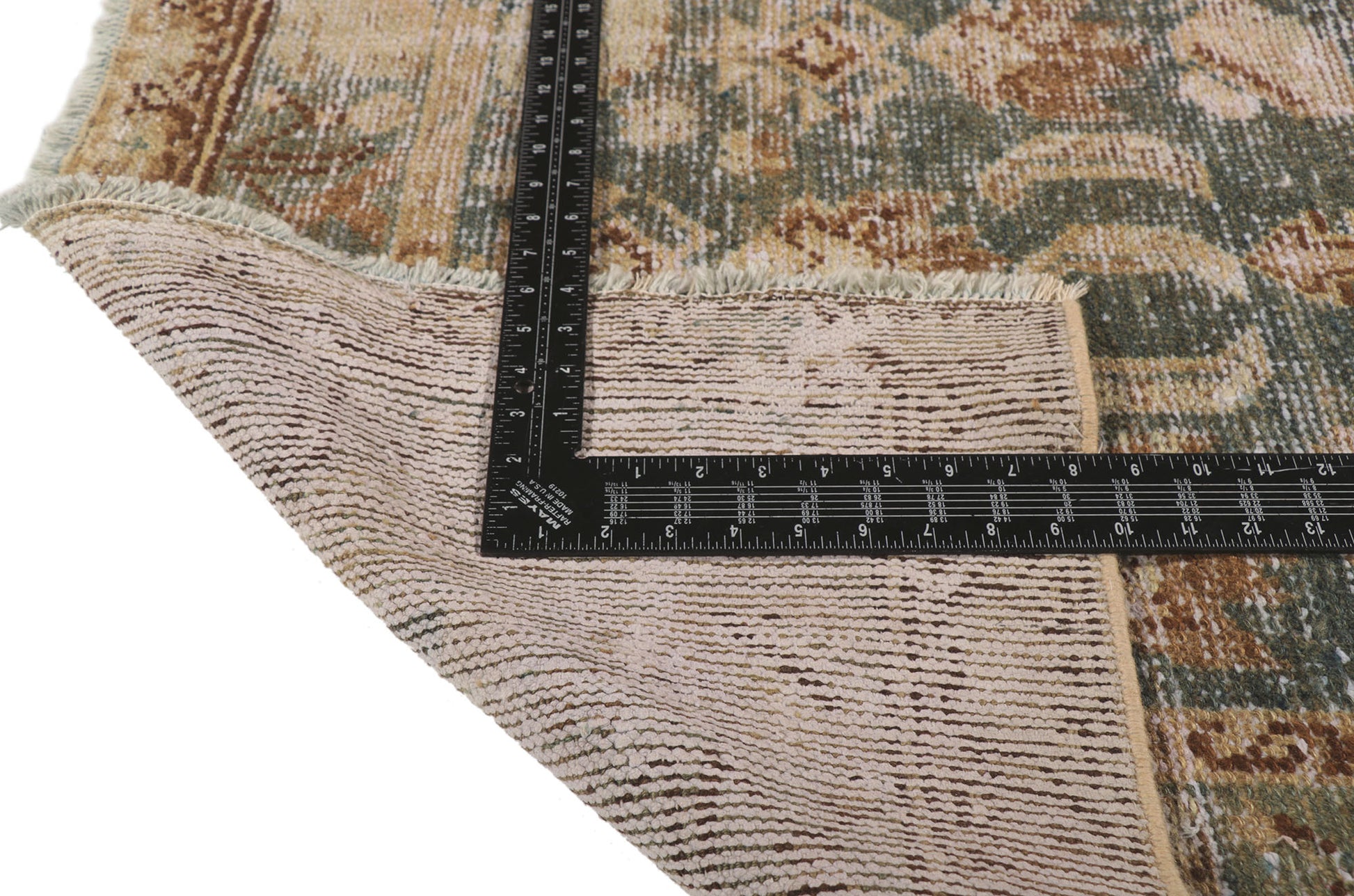3 x 5 Distressed Antique Persian Malayer Rug 53762