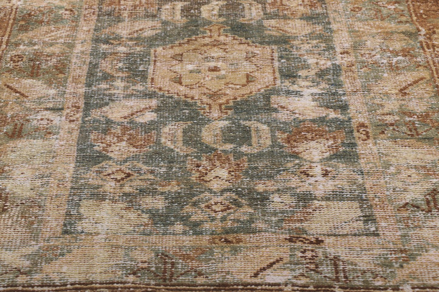 3 x 5 Distressed Antique Persian Malayer Rug 53762