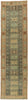 4 x 14 Distressed Antique Persian Malayer Runner 53767